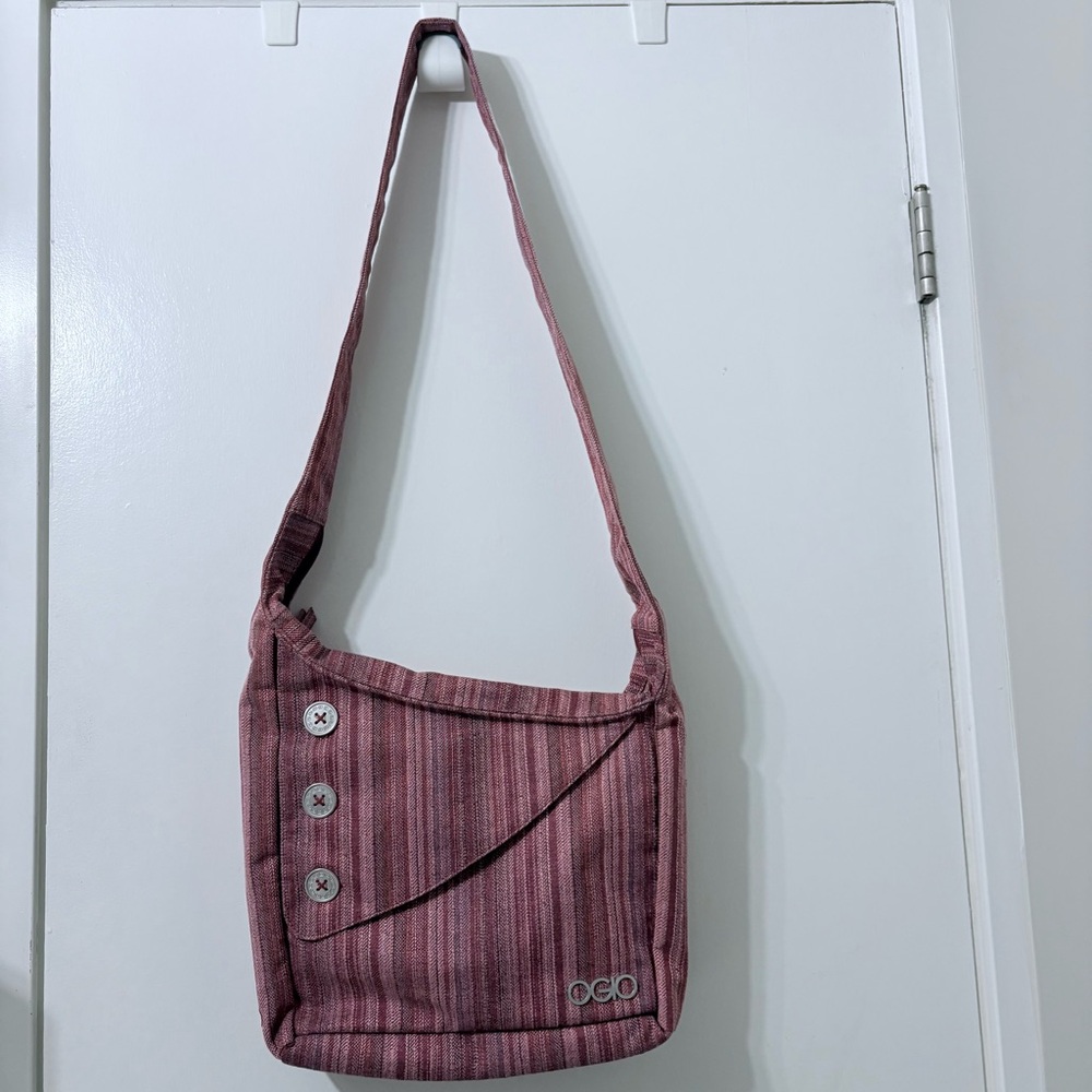 OGIO Pink Striped Shoulder iPad or tablet Bag